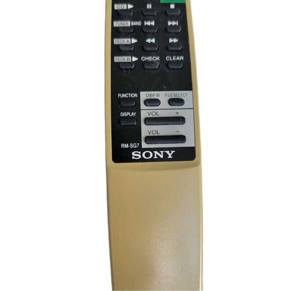 Genuine Sony Audio Remote Control RM-SG7 Tested And Works - Picture 2 of 3